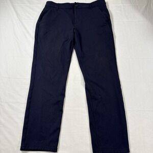 PANTS TAPERED Paige Stafford Super Soft Blue Mens 32 Performance Stretch Pockets